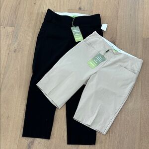 2 pairs of golf or tennis pants - new with tags Size Size